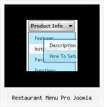 Restaurant Menu Pro Joomla Dhtml File Menu