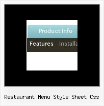 Restaurant Menu Style Sheet Css Floating Navigation Bar Script