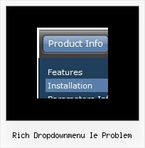 Rich Dropdownmenu Ie Problem Styles Fireworks