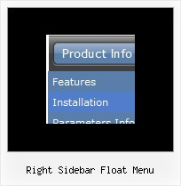 Right Sidebar Float Menu Vertical Menu Using Javascript