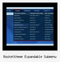 Rockettheme Expandable Submenu Folder Menu Html