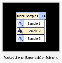 Rockettheme Expandable Submenu Menu Javascript Example