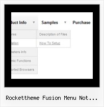 Rockettheme Fusion Menu Not Sliding Down Examples Vertical Menu