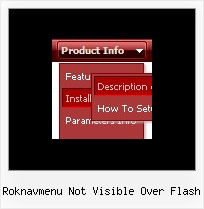 Roknavmenu Not Visible Over Flash Javascript Vertical Cascading Menu