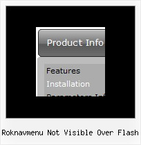 Roknavmenu Not Visible Over Flash Javascript Parameters