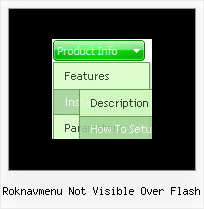 Roknavmenu Not Visible Over Flash Xp Menu Style Collapse