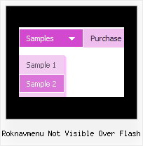 Roknavmenu Not Visible Over Flash Javascript Navigation Bar