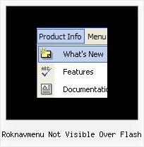 Roknavmenu Not Visible Over Flash Navigation Menu Bar Generator