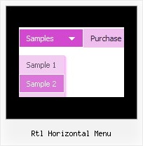 Rtl Horizontal Menu Tree Dhtml Drag