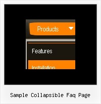 Sample Collapsible Faq Page Dropdown Menus Dynamic Java