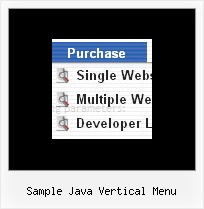 Sample Java Vertical Menu Menu Creation Software