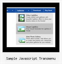Sample Javascript Transmenu Pop Up Menu Javascript Examples