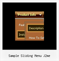 Sample Sliding Menu J2me Vertical Coolmenu