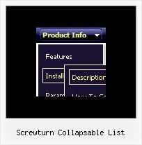 Screwturn Collapsable List Java Script Navigation Menus