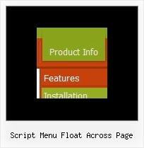 Script Menu Float Across Page Expandable Menu With Html