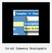 Script Submenus Desplegable Dhtml Menu Rollover