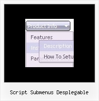 Script Submenus Desplegable Crossframe Javascript Menus