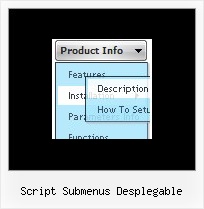Script Submenus Desplegable Html Drop Down Templates