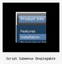 Script Submenus Desplegable Jscript Menu Dhtml