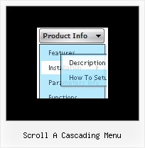 Scroll A Cascading Menu Html Bar Images