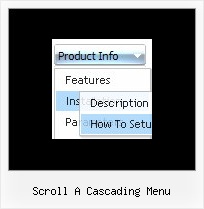 Scroll A Cascading Menu Scripts Menu