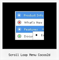 Scroll Loop Menu Cocos2d Javascript Pulldown Menus