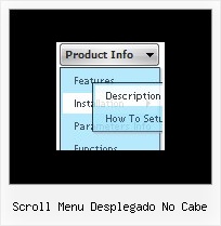 Scroll Menu Desplegado No Cabe Dhtml Xp Interface