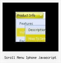Scroll Menu Iphone Javascript Drag And Drop Menu Dhtml