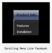 Scrolling Menu Like Facebook Javascript Popup Menu Frame