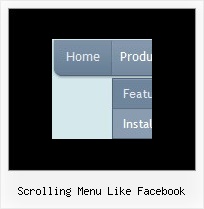 Scrolling Menu Like Facebook Mouse Position Dhtml Drag Drop