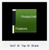 Self Or Top Or Blank Dhtml Rollover Menu