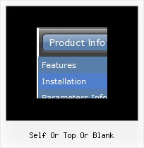 Self Or Top Or Blank Navigation Bar Submenus Tutorial