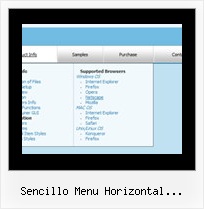 Sencillo Menu Horizontal Desplegable Css Dropdown