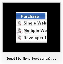 Sencillo Menu Horizontal Desplegable Css Cool Html Javascript