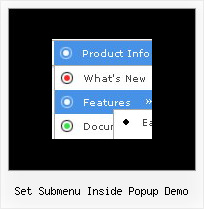 Set Submenu Inside Popup Demo How To Create Pull Down Menu Html