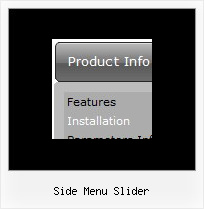 Side Menu Slider Website Menu Generator