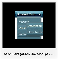 Side Navigation Javascript Expandable Menu Drop Down States Net