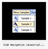 Side Navigation Javascript Expandable Menu Tab Menu Web