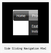 Side Sliding Navigation Html Floating Menu Frames