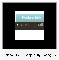 Sidebar Menu Sample By Using Jquery Javascript Cascading Menu Fade