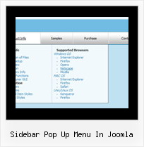 Sidebar Pop Up Menu In Joomla Menu Office Javascript