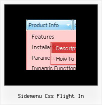 Sidemenu Css Flight In Menu Javascript Horizontal Styles