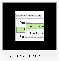 Sidemenu Css Flight In Html Examples Drop Down Menu