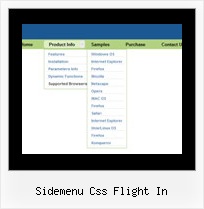 Sidemenu Css Flight In Javascript Scrolling
