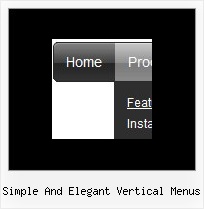 Simple And Elegant Vertical Menus Mouse Over Fade