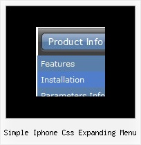 Simple Iphone Css Expanding Menu Vertical Navigation Javascript