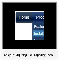 Simple Jquery Collapsing Menu Slide Menu Example