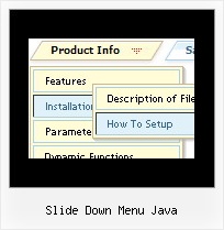 Slide Down Menu Java Rollover Drop Down Menu Code