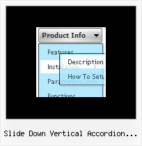 Slide Down Vertical Accordion Menu Samples Menu Dinamici In Frame