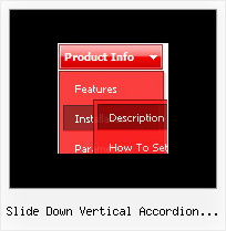 Slide Down Vertical Accordion Menu Samples Javascript Menu A Tendina